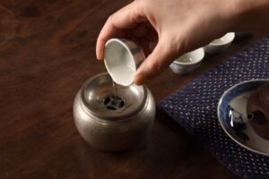 昭和時期 錫建水 - 錫 建水 錢幣 茶席 泡茶 茶道具