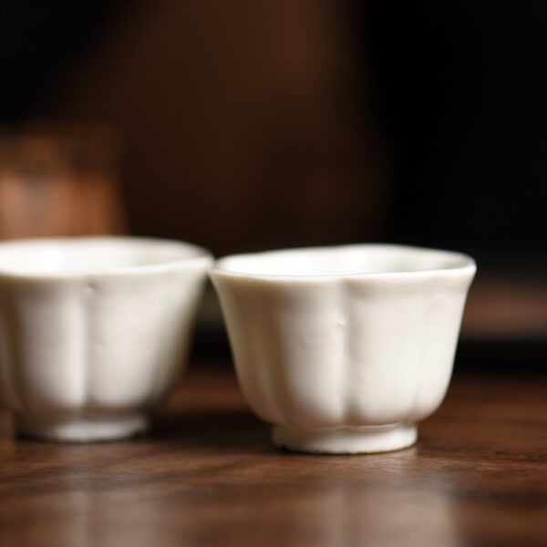 明 德化玉蘭杯 - 德化窯 茶杯 玉蘭花 明代
