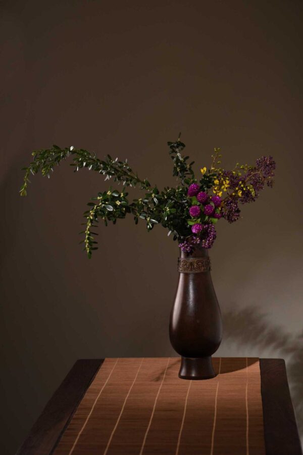 大正時期 藏六造 銅瓶 花器 vase bronze