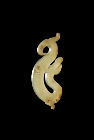 戰國 龍形珮 玉珮 WarringStatesPeriod Jade HotianJade JadePlate Dragon