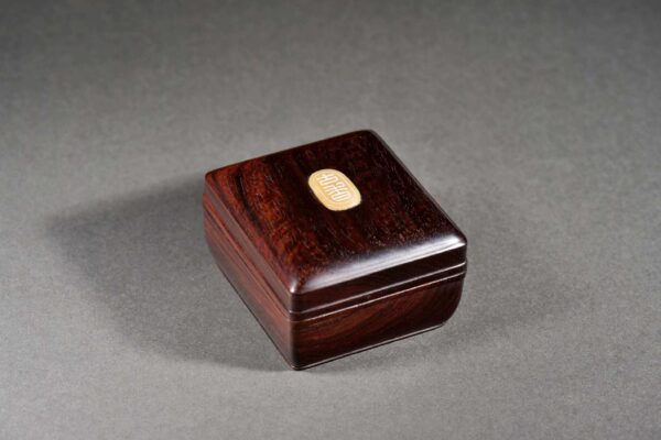 古香 香盒 芮父 俊光 小葉紫檀 紫檀 香道具 Stone Agarwood Aroma Chinese Tool Stationery