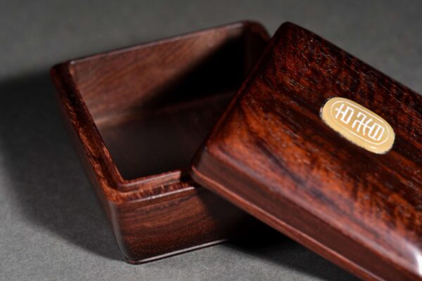 古香 香盒 芮父 俊光 小葉紫檀 紫檀 香道具 Stone Agarwood Aroma Chinese Tool Stationery