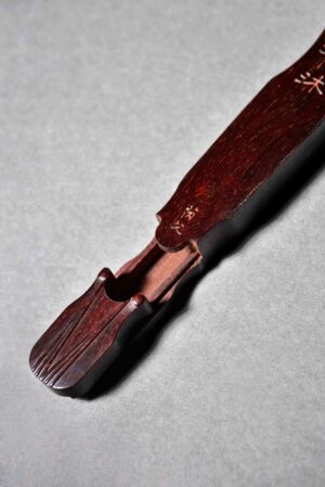 琴 香筒 芮父 俊光 小葉紫檀 紫檀 香道具 Stone Agarwood Aroma Chinese Tool Stationery