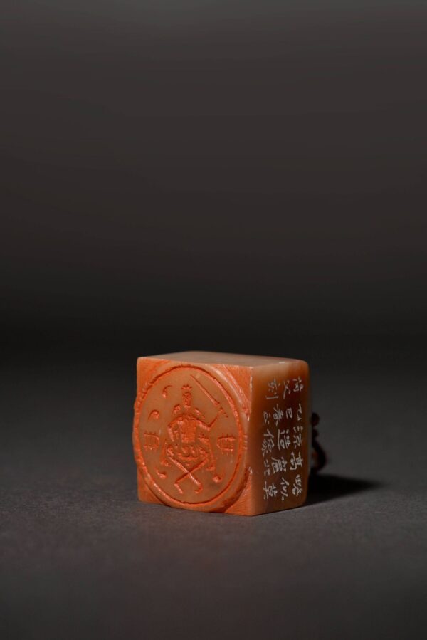 文殊 菩薩 造像 老撾石 芮父 俊光 ChineseSealStone SoftStone Seal Chinese Budda