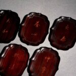 芮父 俊光 老紅木 香道具 Plate Chinese Tool Stationery