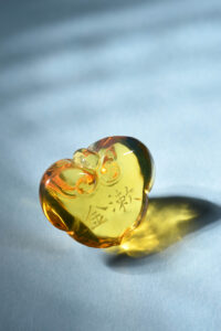 蕭凱中 琥珀 金琥珀 ChineseSealStone SoftStone Seal Chinese Amber