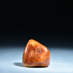 蕭凱中 琥珀 ChineseSealStone SoftStone Seal Chinese Amber