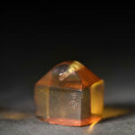李清源 琥珀 印 金藍珀 Amber Seal Chinese
