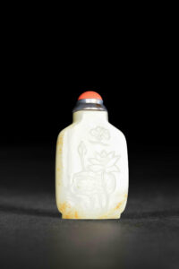 清 和闐玉 鼻煙壺 QingDynasty Jade HotianJade Snuff SnuffBottle