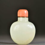 清 和闐玉 鼻煙壺 QingDynasty Jade HotianJade Snuff SnuffBottle