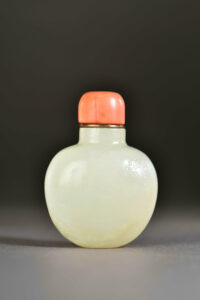 清 和闐玉 鼻煙壺 QingDynasty Jade HotianJade Snuff SnuffBottle