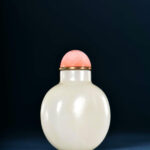 清 和闐玉 鼻煙壺 QingDynasty Jade HotianJade Snuff SnuffBottle