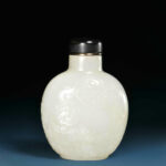 清 和闐玉 鼻煙壺 QingDynasty Jade HotianJade Snuff SnuffBottle
