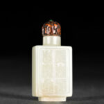清 和闐玉 鼻煙壺 QingDynasty Jade HotianJade Snuff SnuffBottle