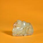 宋 和闐玉 黃玉 駱駝 SongDynasty Jade HotianJade Yellow Camel